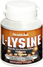 L-LYSINE 500MG ΣΥΜΠΛΗΡΩΜΑ ΔΙΑΤΡΟΦΗΣ ΑΜΙΝΟΞΕΟΣ ΛΥΣΙΝΗΣ ΓΙΑ ΤΗΝ ΑΝΤΙΜΕΤΩΠΙΣΗ ΤΩΝ ΕΞΑΡΣΕΩΝ ΤΟΥ ΕΠΙΧΕΙΛΙΟΥ ΕΡΠΗΤΑ & ΕΝΙΣΧΥΣΗ ΤΟΥ ΑΝΟΣΟΠΟΙΗΤΙΚΟΥ 60TABS HEALTH AID