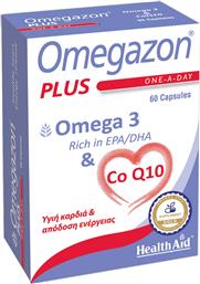 OMEGAZON PLUS Ω3 & CO Q10 ΣΥΜΠΛΗΡΩΜΑ ΔΙΑΤΡΟΦΗΣ ΙΧΘΥΕΛΑΙΩΝ ΠΛΟΥΣΙΟ ΣΕ Ω3 ΛΙΠΑΡΑ ΟΞΕΑ & ΣΥΝΕΝΖΥΜΟ Q10 ΓΙΑ ΤΗΝ ΚΑΛΗ ΥΓΕΙΑ ΤΗΣ ΚΑΡΔΙΑΣ & ΕΝΕΡΓΕΙΑ 60CAPS HEALTH AID