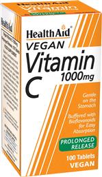 VITAMIN C 1000MG WITH BIOFLAVONOIDS ΣΥΜΠΛΗΡΩΜΑ ΔΙΑΤΡΟΦΗΣ ΒΙΤΑΜΙΝΗΣ C ΜΕ ΒΙΟΦΛΑΒΟΝΟΕΙΔΗ & ΕΚΧΥΛΙΣΜΑΤΑ ΑΓΡΙΟΤΡΙΑΝΤΑΦΥΛΛΙΑΣ & ΑΣΕΡΟΛΑΣ ΠΑΡΑΤΕΤΑΜΕΝΗΣ ΑΠΟΔΕΣΜΕΥΣΗΣ ΓΙΑ ΕΝΙΣΧΥΣΗ ΤΟΥ ΑΝΟΣΟΠΟΙΗΤΙΚΟΥ 100TABS HEALTH AID