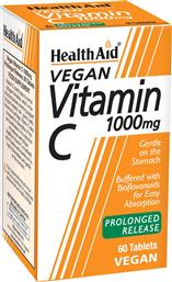 VITAMIN C 1000MG WITH BIOFLAVONOIDS ΣΥΜΠΛΗΡΩΜΑ ΔΙΑΤΡΟΦΗΣ ΒΙΤΑΜΙΝΗΣ C ΜΕ ΒΙΟΦΛΑΒΟΝΟΕΙΔΗ & ΕΚΧΥΛΙΣΜΑΤΑ ΑΓΡΙΟΤΡΙΑΝΤΑΦΥΛΛΙΑΣ & ΑΣΕΡΟΛΑΣ ΠΑΡΑΤΕΤΑΜΕΝΗΣ ΑΠΟΔΕΣΜΕΥΣΗΣ ΓΙΑ ΕΝΙΣΧΥΣΗ ΤΟΥ ΑΝΟΣΟΠΟΙΗΤΙΚΟΥ 60TABS HEALTH AID