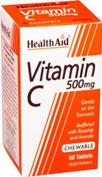VITAMIN C 500MG CHEWABLE 60TABS HEALTH AID