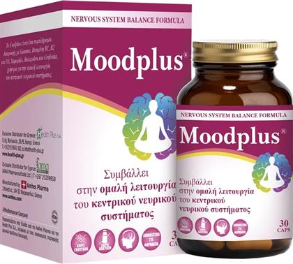 MOODPLUS ΣΥΜΠΛΗΡΩΜΑ ΔΙΑΤΡΟΦΗΣ ΕΝΖΥΜΩΝ, ΒΙΤΑΜΙΝΩΝ & ΒΟΤΑΝΩΝ ΓΙΑ ΤΗΝ ΟΜΑΛΗ ΛΕΙΤΟΥΡΓΙΑ ΤΟΥ ΝΕΥΡΙΚΟΥ ΣΥΣΤΗΜΑΤΟΣ & ΑΝΤΙΜΕΤΩΠΙΣΗ ΤΟΥ ΑΓΧΟΥΣ 30CAPS HEALTH PLUS από το PHARM24