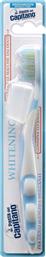 PASTA DEL CAPITANO WHITENING MEDIUM TOOTHBRUSH ΟΔΟΝΤΟΒΟΥΡΤΣΑ ΛΕΥΚΑΝΣΗΣ ΜΕ ΛΕΠΤΕΣ ΙΝΕΣ ΓΙΑ ΑΠΟΤΕΛΕΣΜΑΤΙΚΟ ΚΑΘΑΡΙΣΜΟ ΑΝΑΜΕΣΑ ΣΤΑ ΔΟΝΤΙΑ 1 ΤΕΜΑΧΙΟ - ΓΑΛΑΖΙΟ HEALTH PLUS