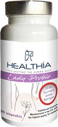 LADY PROBIO ΣΥΜΠΛΗΡΩΜΑ ΔΙΑΤΡΟΦΗΣ ΦΟΡΜΟΥΛΑΣ ΠΡΟΒΙΟΤΙΚΩΝ & ΠΡΕΒΙΟΤΙΚΩΝ ΜΕ ΣΤΟΧΕΥΜΕΝΗ ΔΡΑΣΗ ΓΙΑ ΤΗΝ ΕΝΙΣΧΥΣΗ & ΔΙΑΤΗΡΗΣΗ ΤΗΣ ΦΥΣΙΟΛΟΓΙΚΗΣ ΧΛΩΡΙΔΑΣ ΤΟΥ ΚΟΛΠΟΥ 60CAPS HEALTHIA