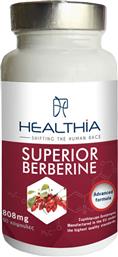 SUPERIOR BERBERINE 808MG ΣΥΜΠΛΗΡΩΜΑ ΔΙΑΤΡΟΦΗΣ ΕΚΧΥΛΙΣΜΑΤΟΣ ΤΟΥ ΦΥΤΟΥ BERBERIS ARISTATA ΥΨΗΛΗΣ ΠΕΡΙΕΚΤΙΚΟΤΗΤΑΣ ΣΕ ΒΕΡΒΕΡΙΝΗ & ΒΙΤΑΜΙΝΩΝ, ΜΕΤΑΛΛΩΝ ΓΙΑ ΤΟΝ ΕΛΕΓΧΟ ΤΟΥ ΣΑΚΧΑΡΟΥ ΣΤΟ ΑΙΜΑ, ΚΑΛΗ ΥΓΕΙΑ ΤΗΣ ΚΑΡΔΙΑΣ & ΕΛΕΓΧΟ ΒΑΡΟΥΣ 60CAPS HEALTHIA