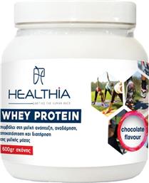 WHEY PROTEIN ΣΥΜΠΛΗΡΩΜΑ ΔΙΑΤΡΟΦΗΣ ΠΡΩΤΕΙΝΗΣ ΟΡΟΥ ΑΓΕΛΑΔΙΝΟΥ ΓΑΛΑΚΤΟΣ ΥΨΗΛΗΣ ΠΟΙΟΤΗΤΑΣ ΓΙΑ ΑΥΞΗΣΗ ΜΥΙΚΗΣ ΜΑΖΑΣ ΜΕ ΓΕΥΣΗ ΣΟΚΟΛΑΤΑ 600GR - CHOCOLATE HEALTHIA