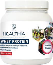 WHEY PROTEIN ΣΥΜΠΛΗΡΩΜΑ ΔΙΑΤΡΟΦΗΣ ΠΡΩΤΕΙΝΗΣ ΟΡΟΥ ΑΓΕΛΑΔΙΝΟΥ ΓΑΛΑΚΤΟΣ ΥΨΗΛΗΣ ΠΟΙΟΤΗΤΑΣ ΓΙΑ ΑΥΞΗΣΗ ΜΥΙΚΗΣ ΜΑΖΑΣ ΜΕ ΓΕΥΣΗ ΒΑΝΙΛΙΑ 600GR - VANILLA HEALTHIA