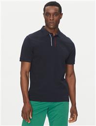 POLO PIQUE H-ECO 74013 151902 ΣΚΟΥΡΟ ΜΠΛΕ REGULAR FIT HECHTER PARIS