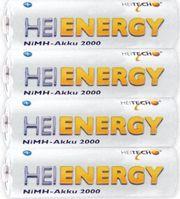 ΕΠΑΝΑΦΟΡΤΙΖΟΜΕΝΕΣ ΜΠΑΤΑΡΙΕΣ HEIENERGY AA NI-MH 2000MAH 1.2V 4ΤΜΧ HEITECH