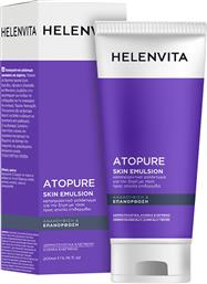 ATOPURE SKIN EMULSION ΦΥΣΙΚΟ ΚΑΤΑΠΡΑΥΝΤΙΚΟ ΓΑΛΑΚΤΩΜΑ ΚΑΘΗΜΕΡΙΝΗΣ ΧΡΗΣΗΣ ΓΙΑ ΔΕΡΜΑ ΜΕ ΑΤΟΠΙΑ 200 ML HELENVITA