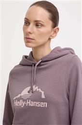 ΜΠΛΟΥΖΑ NORD GRAPHIC ΧΡΩΜΑ: ΜΟΒ, ΜΕ ΚΟΥΚΟΥΛΑ, 62981 HELLY HANSEN