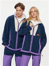 FLEECE UNISEX YU FLEECE 54018 ΣΚΟΥΡΟ ΜΠΛΕ RELAXED FIT HELLY HANSEN