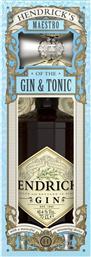 GIN HENDRICK'S 700 ML ΣΕ ΣΥΣΚΕΥΑΣΙΑ ΔΩΡΟΥ ΜΕ ΜΕΖΟΥΡΑ GIN - TONIC HENDRICKS