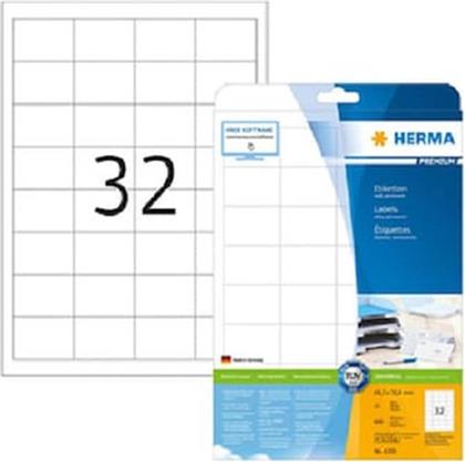 LABELS ΧΑΡΤΙ ΓΙΑ ΕΤΙΚΕΤΕΣ 48.3X33.8MM 800 ΤΕΜΑΧΙΑ 25 ΦΥΛΛΑ HERMA