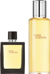 TERRE D'HERMES ΒΑΠΟΡΙΖΑΤΕΡ ΤΑΞΙΔΙΟΥ 30 ML TERRE D'HERMES PARFUM ΚΑΙ ΑΝΤΑΛΛΑΚΤΙΚΟ 125 ML - 107214V0