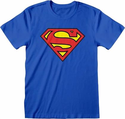 T-SHIRT - - DC - SUPERMAN LOGO - ΜΠΛΕ L HEROES INC από το PUBLIC