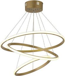 ΦΩΤΙΣΤΙΚΟ ΟΡΟΦΗΣ LED STEP DIMMABLE CRONOS GOLD 01-0357 HERONIA