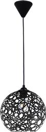ΦΩΤΙΣΤΙΚΟ ΟΡΟΦΗΣ ΜΟΝΟΦΩΤΟ TUNIS BLACK 34-0269 HERONIA