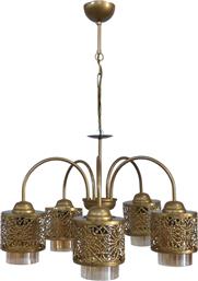 ΦΩΤΙΣΤΙΚΟ ΟΡΟΦΗΣ ΠΟΛΥΦΩΤΟ DAMASCUS 01-0433 GOLD MAT HERONIA