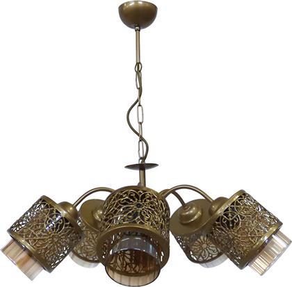 ΦΩΤΙΣΤΙΚΟ ΟΡΟΦΗΣ ΠΟΛΥΦΩΤΟ DAMASCUS 01-0435 GOLD MAT HERONIA