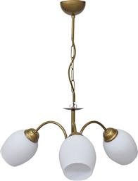 ΦΩΤΙΣΤΙΚΟ ΟΡΟΦΗΣ ΤΡΙΦΩΤΟ BULL GOLD/WHITE 01-0377 HERONIA