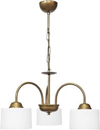 ΦΩΤΙΣΤΙΚΟ ΟΡΟΦΗΣ ΤΡΙΦΩΤΟ DRUM WHITE/GOLD 01-0375 HERONIA