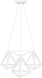 ΦΩΤΙΣΤΙΚΟ ΟΡΟΦΗΣ ΤΡΙΦΩΤΟ GIZA WHITE 35-0100 HERONIA