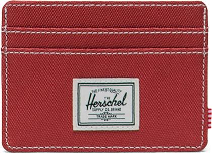 CHARLIE CARDHOLDER 30065-06284 ΚΟΚΚΙΝΟ HERSCHEL