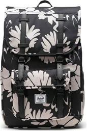 ΣΑΚΙΔΙΟ ΠΛΑΤΗΣ MID BACKPACK LITTLE AMERICA 11391-06917 ΜΑΥΡΟ-ΛΕΥΚΟ HERSCHEL
