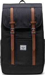 ΣΑΚΙΔΙΟ ΠΛΑΤΗΣ RETREAT BACKPACK 11397-00001 ΜΑΥΡΟ HERSCHEL