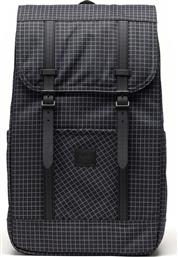 ΣΑΚΙΔΙΟ ΠΛΑΤΗΣ RETREAT BACKPACK 11397-06813 ΜΑΥΡΟ HERSCHEL