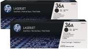 ΓΝΗΣΙΟ TONER 36A BLACK TWIN PACK OEM: CB436AD HEWLETT PACKARD
