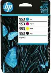 HP 953 ORIGINAL BLACK,CYAN,MAGENTA, YELLOW ΜΕ OEM:6ZC69AE HEWLETT PACKARD