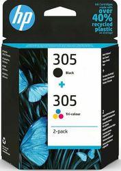 HP ΜΕΛΑΝΙ INKJET 305 2-PACK BLACK/COLOR ΜΕ OEM:6ZD17AE HEWLETT PACKARD