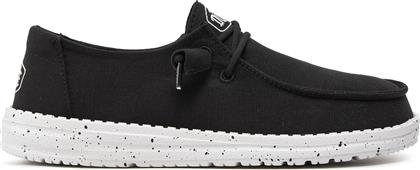 ΚΛΕΙΣΤΑ ΠΑΠΟΥΤΣΙΑ WENDY SLUB CANVAS 40063-001 ΜΑΥΡΟ HEY DUDE