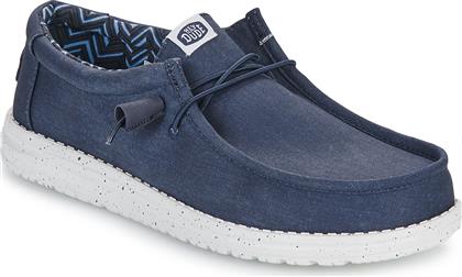 SLIP ON WALLY CANVAS HEYDUDE