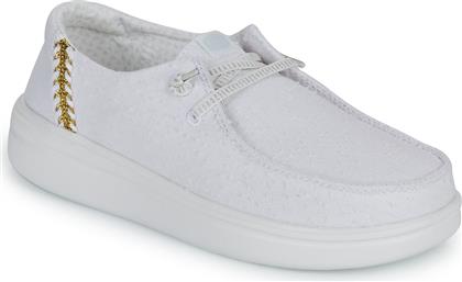 SLIP ON WENDY RISE PERF CANVAS HEYDUDE