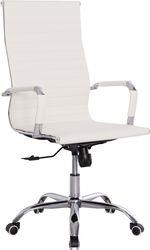 ΚΑΡΕΚΛΑ ΓΡΑΦΕΙΟΥ BOSS ΔΙΕΥΘΥΝΤΟΥ 1059.32 ΛΕΥΚΟ PU ΠΟΔΙ ΧΡΩΜΙΟΥ 54X57X110ΥΕΚ. HM