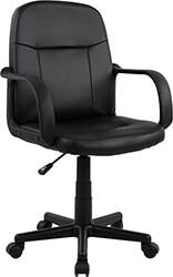 ΚΑΡΕΚΛΑ ΓΡΑΦΕΙΟΥ GRANE 1005 ΜΕ ΜΠΡΑΤΣΑ ΜΑΥΡO PU HM