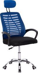 ΚΑΡΕΚΛΑ ΓΡΑΦΕΙΟΥ TRAIL2 1193.36 ΜΠΛΕ & ΜΑΥΡΟ MESH-ΠΟΔΙ ΧΡΩΜΙΟΥ 61X61X116YΕΚ. HM