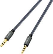 CABLE 3.5MM TO 3.5MM UPA04 NOBLE SOUND AUX WITH MIC AND BUTTON TARNISH HOCO