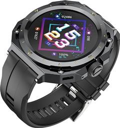 SMARTWATCH Y14 ΑΔΙΑΒΡΟΧΟ 33MM - ΜΑΥΡΟ HOCO