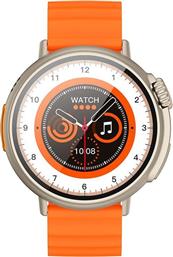 SMARTWATCH Y18 ΑΔΙΑΒΡΟΧΟ 38MM V5.1 - ΠΟΡΤΟΚΑΛΙ HOCO