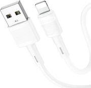 USB-A TO LIGHTNING CABLE X83 VICTORY 18W 2A 1M WHITE HOCO