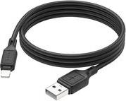 USB-A TO LIGHTNING CABLE X90 18W 2A 1M BLACK HOCO