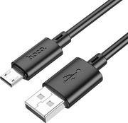 USB-A TO MICROUSB CABLE X88 18W 2A 1M BLACK HOCO