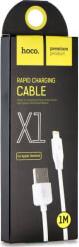 X1 SPEED LIGHTNING CHARGING CABLE 1M WHITE HOCO