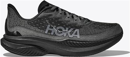 ΑΝΔΡΙΚΑ ΑΘΛΗΤΙΚΑ ΠΑΠΟΥΤΣΙΑ RUNNING ''MACH 6'' - 1147790 ΜΑΥΡΟ HOKA