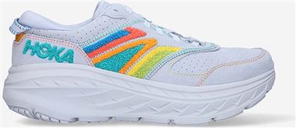 ΠΑΠΟΥΤΣΙΑ BONDI L EMBROIDERY ΧΡΩΜΑ: ΑΣΠΡΟ F30 HOKA