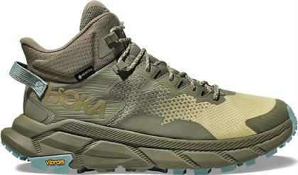 ΠΑΠΟΥΤΣΙΑ ΠΕΖΟΠΟΡΙΑΣ TRAIL CODE GTX GORE-TEX 1123165 ΠΡΑΣΙΝΟ HOKA